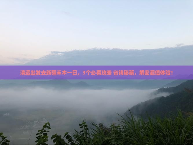 清远去新疆禾木一日
