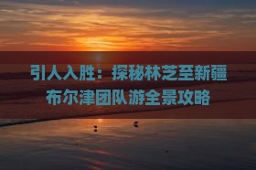 引人入胜：探秘林芝至新疆布尔津团队游全景攻略