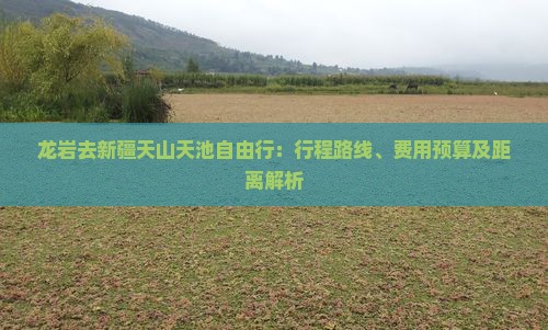 龙岩去新疆天山天池自由行：行程路线、费用预算及距离解析
