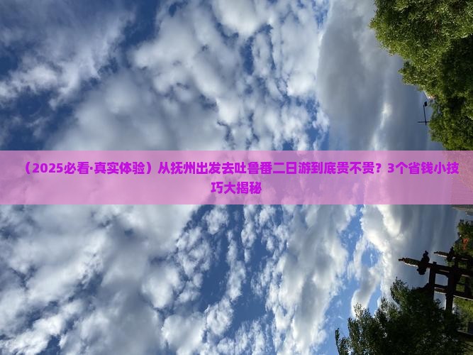 抚州到新疆吐鲁番二日游