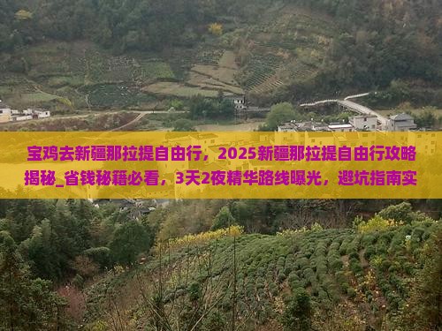 宝鸡去新疆那拉提自由行