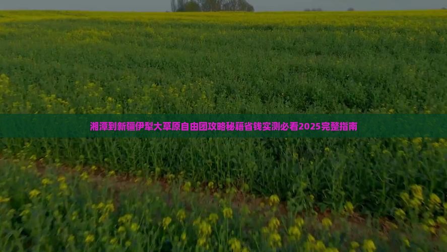 湘潭到新疆伊犁大草原自由团