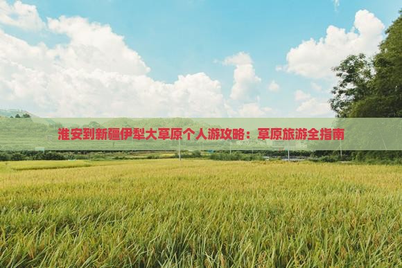 淮安到新疆伊犁大草原个人游