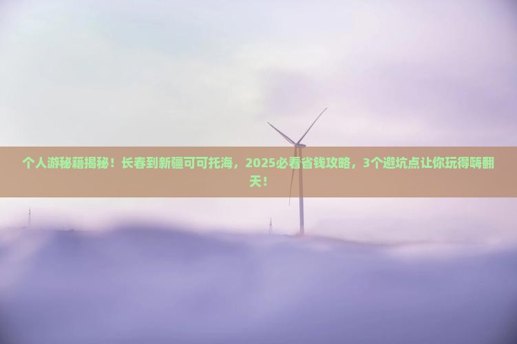 长春到新疆可可托海个人游