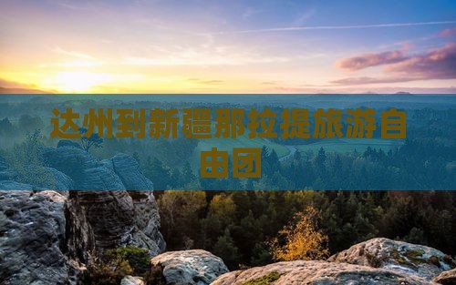 达州到新疆那拉提自由团