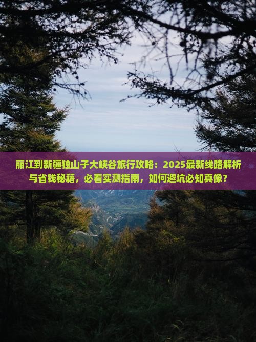 丽江到新疆独山子大峡谷旅行社