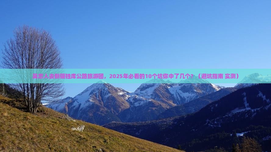 吴忠去新疆独库公路大型旅游团