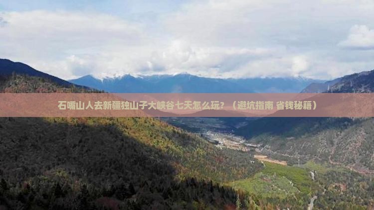 石嘴山去新疆独山子大峡谷七日游