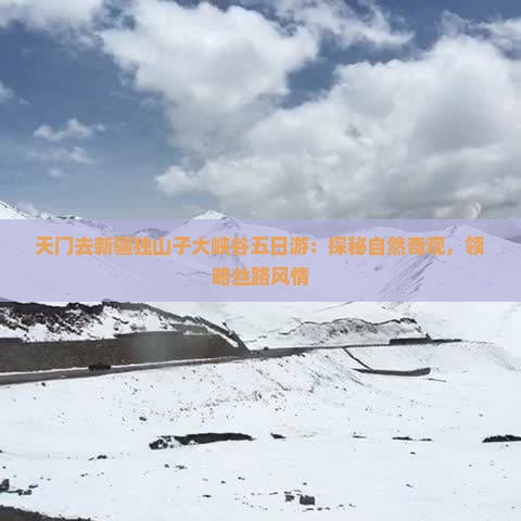 天门去新疆独山子大峡谷五日游：探秘自然奇观，领略丝路风情