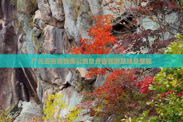 广元去新疆独库公路景点自驾游路线及里程