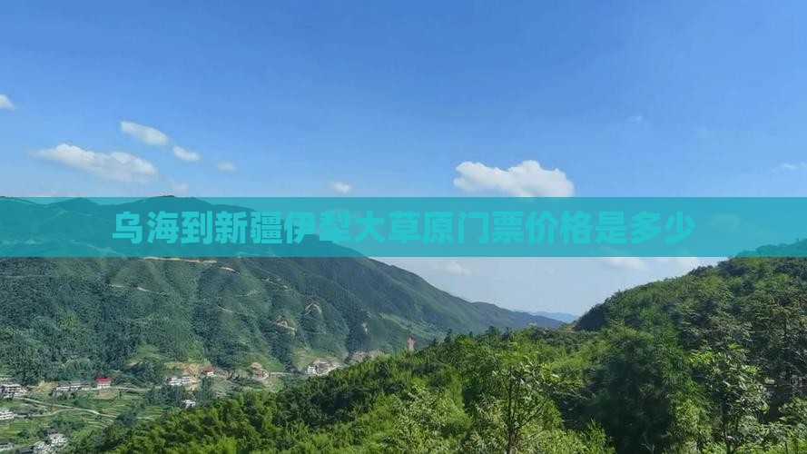 乌海到新疆伊犁大草原门票价格是多少