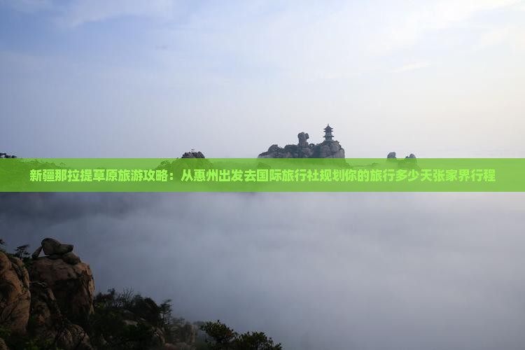 新疆那拉提草原旅游攻略：从惠州出发去国际旅行社规划你的旅行多少天张家界行程