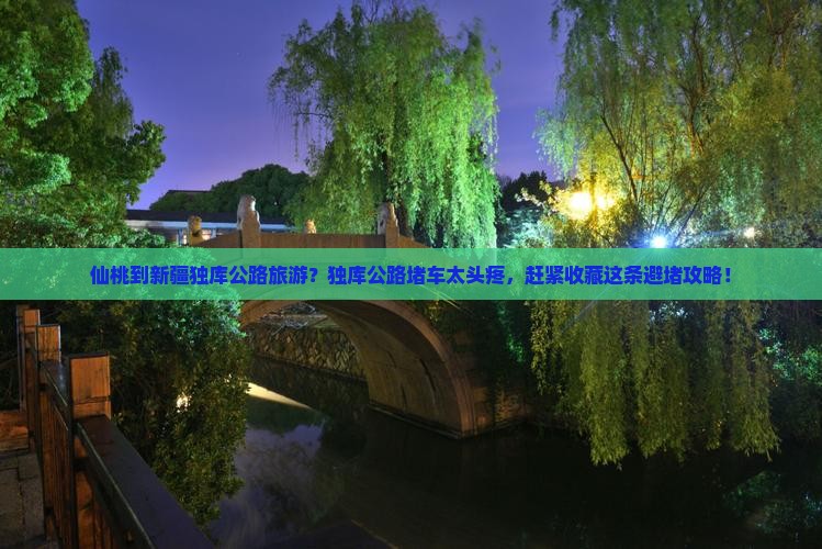 仙桃到新疆独库公路旅游？独库公路堵车太头疼，赶紧收藏这条避堵攻略！