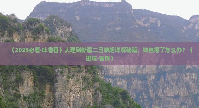 大理去新疆吐鲁番二日游