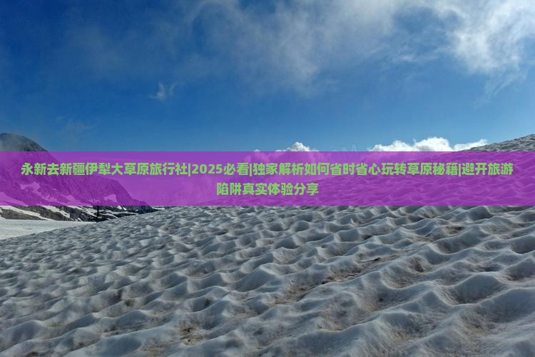 永新去新疆伊犁大草原旅行社