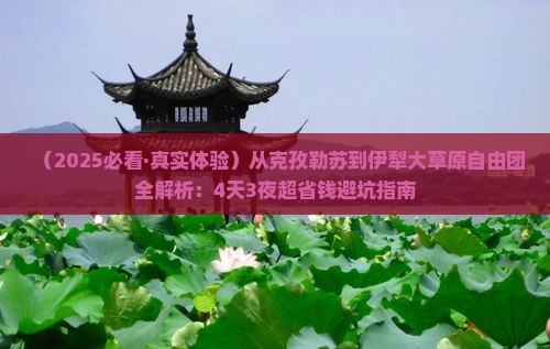 克孜勒苏去新疆伊犁大草原自由团