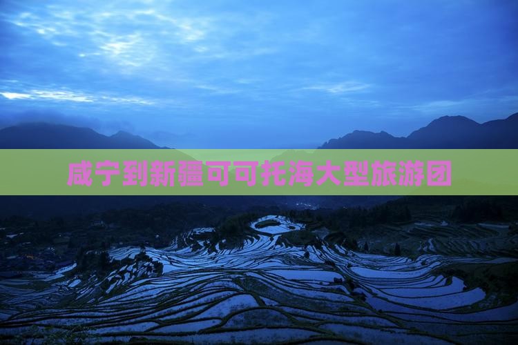 咸宁到新疆可可托海大型旅游团