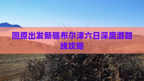 固原出发新疆布尔津六日深度游路线攻略