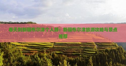 春天到新疆布尔津个人游：新疆布尔津旅游攻略与景点推荐