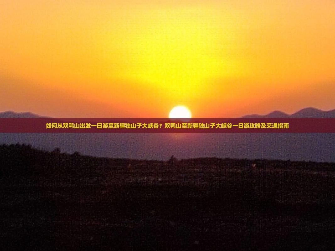 如何从双鸭山出发一日游至新疆独山子大峡谷？双鸭山至新疆独山子大峡谷一日游攻略及交通指南