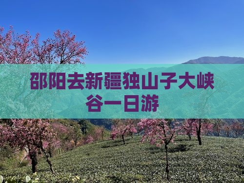 邵阳去新疆独山子大峡谷一日游