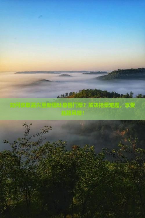 如何获取嘉兴至新疆吐鲁番门票？解决抢票难题，享受丝路风情！