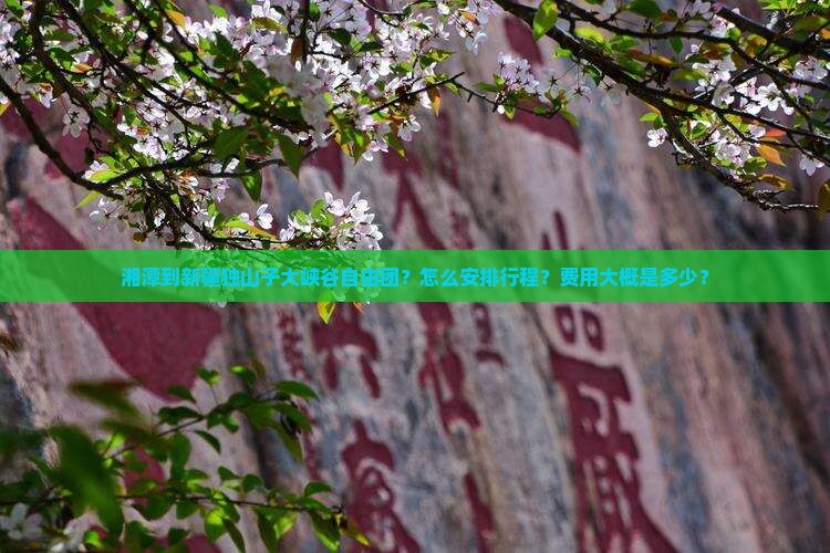 湘潭到新疆独山子大峡谷自由团？怎么安排行程？费用大概是多少？