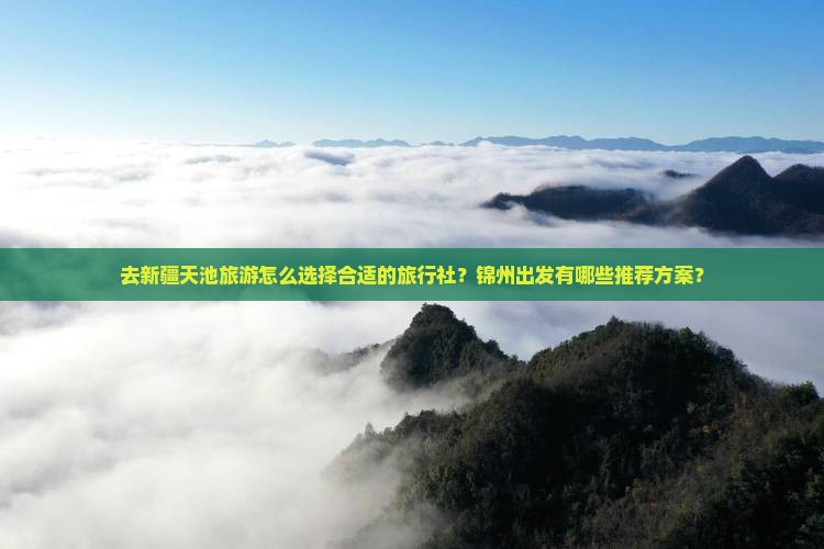 去新疆天池旅游怎么选择合适的旅行社？锦州出发有哪些推荐方案？