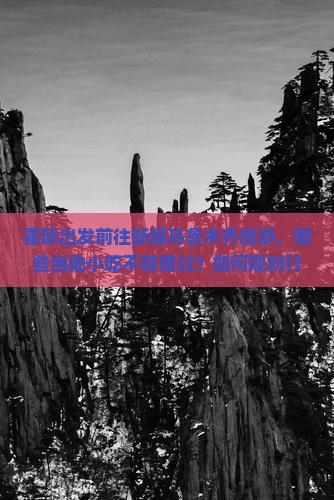 霍邱出发前往新疆乌鲁木齐旅游，哪些当地小吃不容错过？如何规划行程以尝遍乌鲁木齐美食？