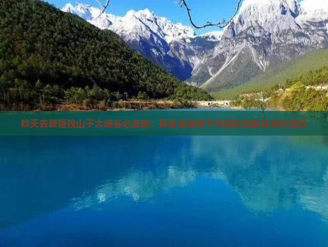 秋天去新疆独山子大峡谷必去地：探索悬崖秋千与摄影攻略及票价信息