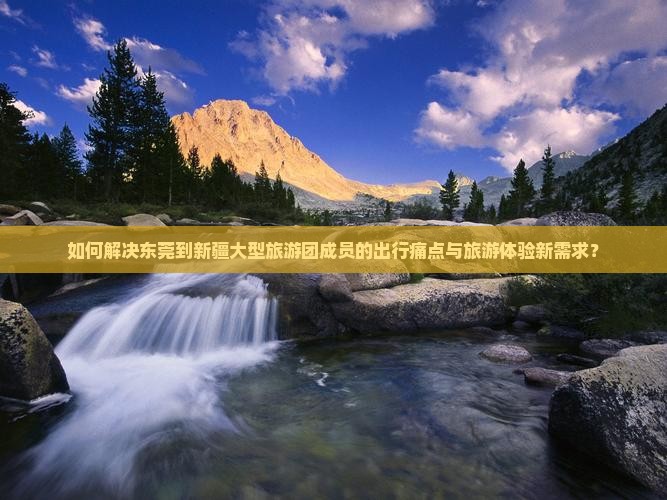 如何解决东莞到新疆大型旅游团成员的出行痛点与旅游体验新需求？