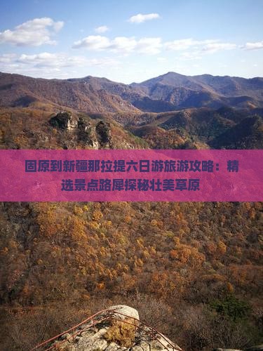 固原到新疆那拉提六日游旅游攻略：精选景点路犀探秘壮美草原