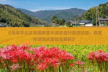 《张家界出发新疆赛里木湖自由行旅游攻略：赛里木湖景点路线全解析》