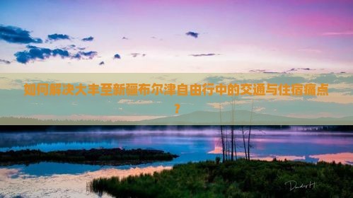 如何解决大丰至新疆布尔津自由行中的交通与住宿痛点？