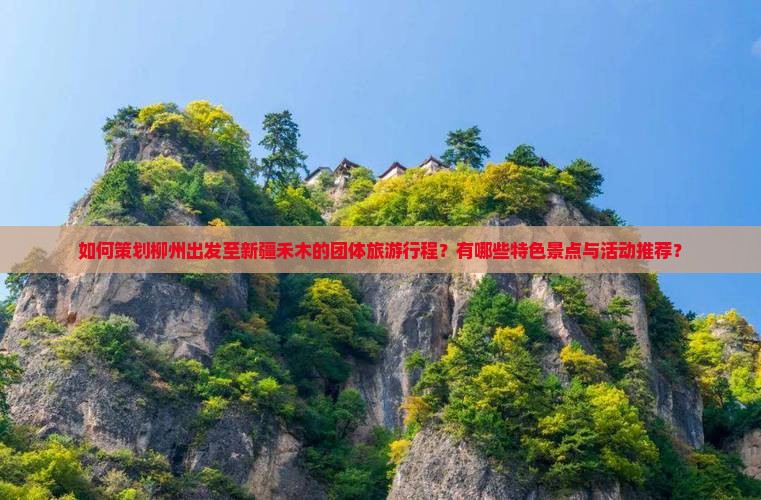 如何策划柳州出发至新疆禾木的团体旅游行程？有哪些特色景点与活动推荐？