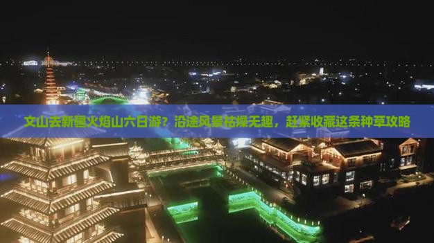 文山去新疆火焰山六日游？沿途风景枯燥无趣，赶紧收藏这条种草攻略