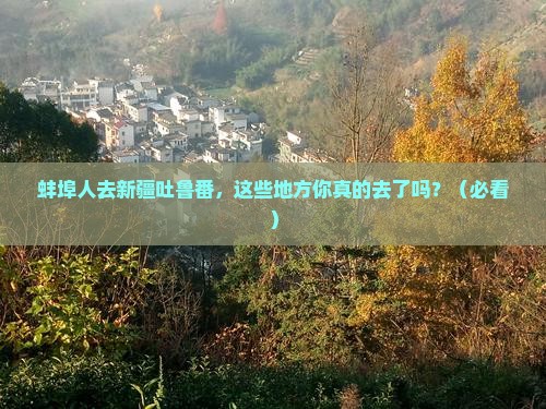 蚌埠去新疆吐鲁番哪里玩