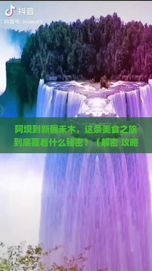 阿坝到新疆禾木旅游小吃