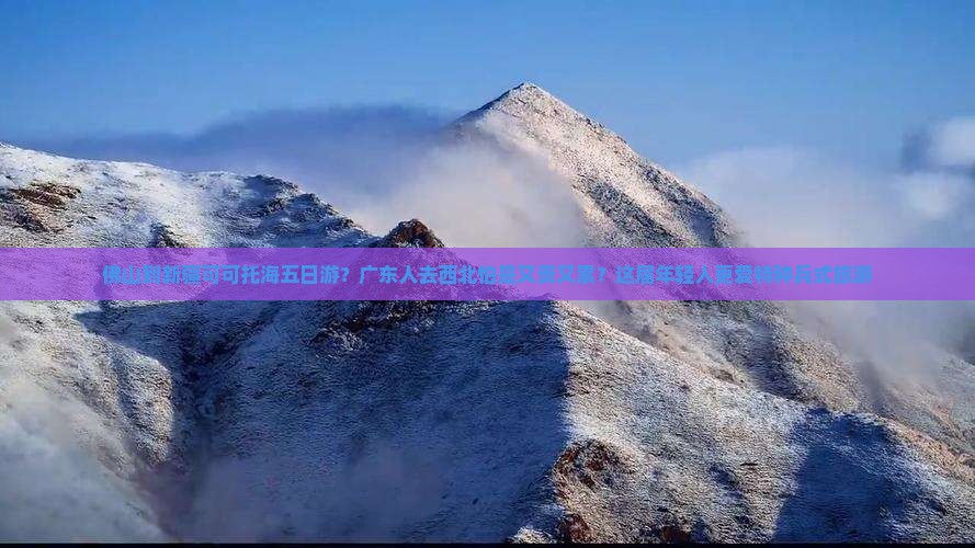 佛山到新疆可可托海五日游？广东人去西北怕是又贵又累？这届年轻人更爱特种兵式旅游