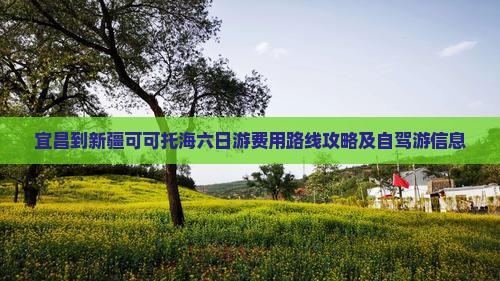 宜昌到新疆可可托海六日游费用路线攻略及自驾游信息