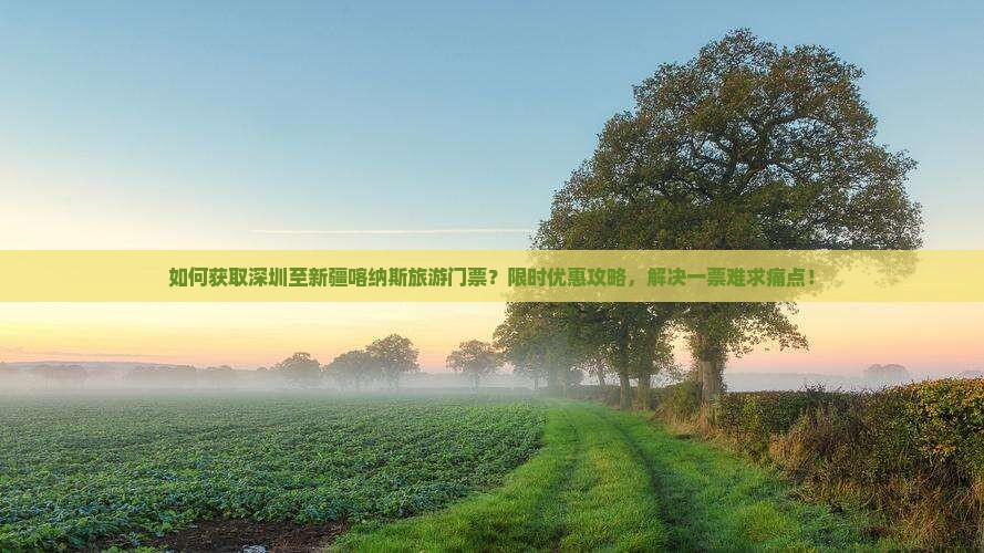 如何获取深圳至新疆喀纳斯旅游门票？限时优惠攻略，解决一票难求痛点！