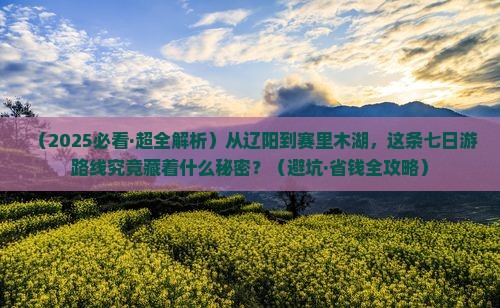 辽阳去新疆赛里木湖七日游