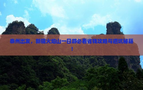 泰州去新疆火焰山一日