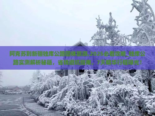 阿克苏到新疆独库公路团体旅游