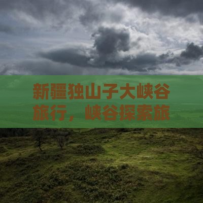 锡林郭勒盟去新疆独山子大峡谷旅行社
