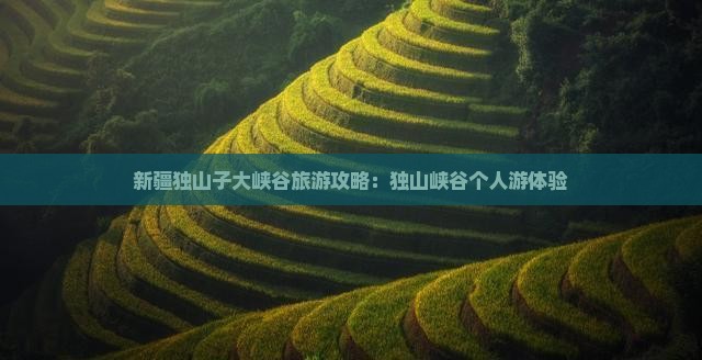 海南省直辖到新疆独山子大峡谷个人游