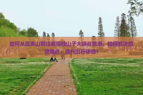 如何从武夷山前往新疆独山子大峡谷旅游，如何解决旅途痛点，提升出行体验？