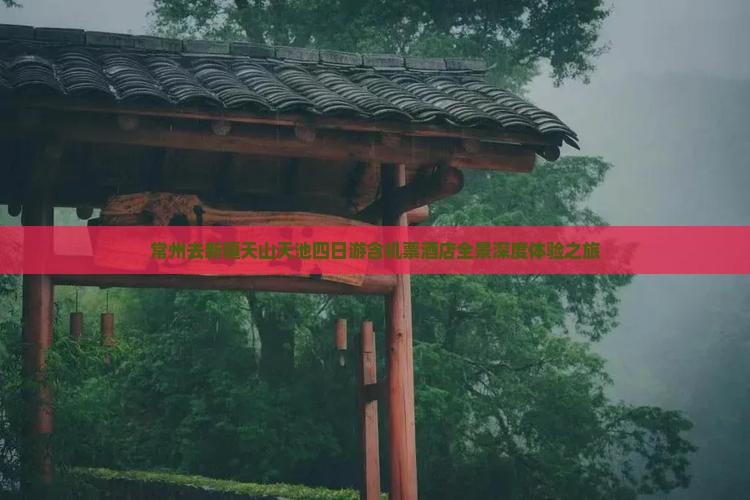 常州去新疆天山天池四日游含机票酒店全景深度体验之旅