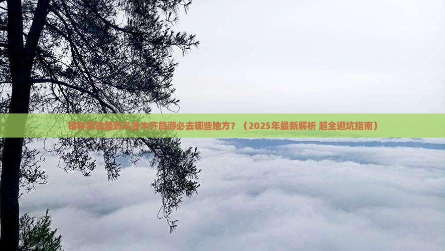 锡林郭勒盟到新疆乌鲁木齐必去地 锡林郭勒盟到新疆乌鲁木齐必去地