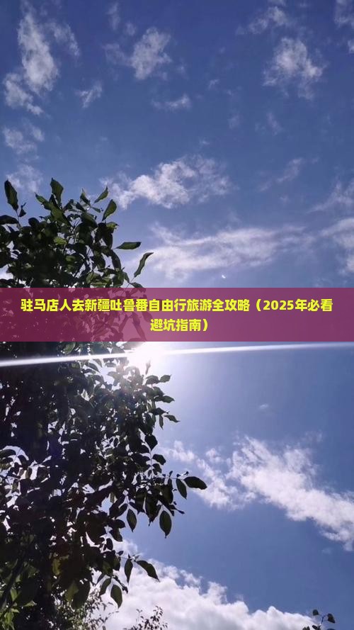驻马店去新疆吐鲁番大型旅游团